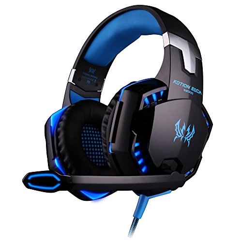 VersionTech Wired Stereo Gaming Headset, Over Ear Headphones with Microphone and Volume Control for PC Mac Computer