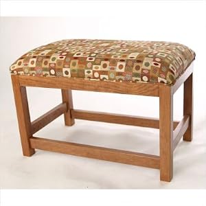 15 Cherry Vanity Bench with Cushion Finish: Bordeaux Cherry, Seat Type: Vinyl - Naugahyde... by 