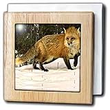 Red Fox - 6 Inch Tile Napkin Holder