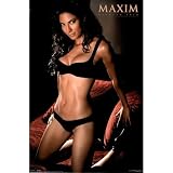 Sexy Tan Brunette, Naureen Zaim, Maxim, Photo Print Poster - 24x36