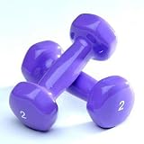 Set of 2 Deluxe Vinyl Dumbbells - 2lb.