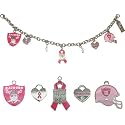Pro Specialties Oakland Raiders Breast Cancer Awareness Bracelet