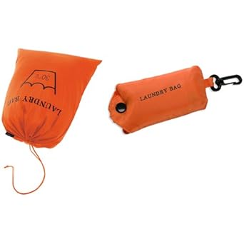 Orange Reisenthel Collapsible Foldable Mini Maxi Laundry Bag