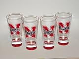 NCAA Nebraska Cornhuskers 4-Piece Tumblers Set