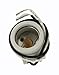 Leviton 18315 Medium Base, One-Piece, Keyless, Incandescent, Unglazed Porcelain Lampholder, White