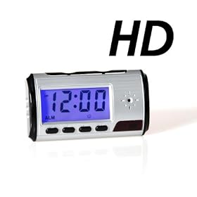 HD SpyCam * avertisseur r�veil Espion integral cam�ra * montre chrono * 1280x960 pixel vid�o * DVR DV * espionnage * num�rique * camcorder * 1600x1200 Pixel pour image * Webcam fonction possible * aussi Windows 7 et MAC compatible * compris USB c�ble et CD spy cam t�l�commande d�tecteur de mouvement * Neuf