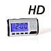HD Spionage Digitaluhr mit Bewegungssensor (motion detection) * Design schwarz / Silber * 1280x720 pixel Video * Spy CAM * Spy clock * Spionage * überwachungsanlage