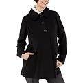 Liz Lange&reg; Short Wool Wrap Coat - Black