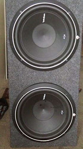 ) Rockford Fosgate P2d4-12 12" 1600 Watt Dual 4-ohm Car Audio Subwoofers P2d412 with Sealed Enclosure