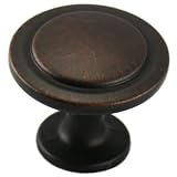 Cosmas 5560ORB Oil Rubbed Bronze Cabinet Hardware Round Knob - 1-1/4" Diameter, 10-Pack
