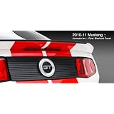 3dCarbon 691603 10-12 Ford Mustang Taillight Blackout Panel - Unpainted by Unknown