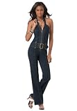metrostyle Stretch Denim Jumpsuit