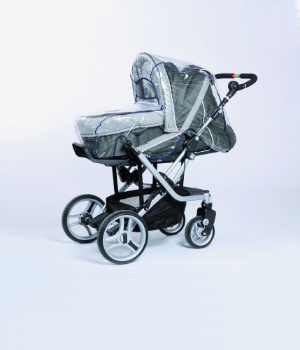 Imagen principal de Harmatex 800700 - Burbuja de lluvia para cochecito con manillar reversible