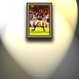 Completely Handpainted American Football Sport Painting, Custom Order FL3828, Oil on Canvas, with Option to Paint Jerry, Brett & Co. from Any Other Favorite Photograph or Picture, Unframed, Size 15'' x 23" inches