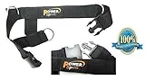 OMEEGA 3-D Ankle/Foot Shoe Strap 3 -Ring Cable Gym Machine Attachment For Men/Women Yoga, Pilates,
