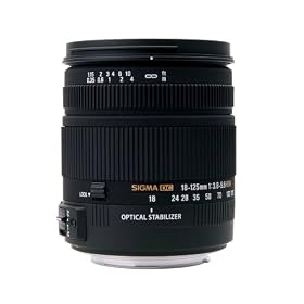 Sigma 18 125mm f/3.5 5.6 AF DC OS HSM Zoom Lens for Nikon Digital SLR Cameras Sigma 18-125mm f/3.5-5.6 AF DC OS HSM Zoom Lens for Nikon Digital SLR Cameras