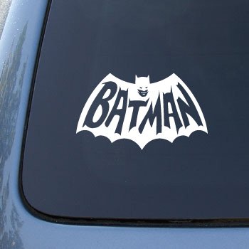  BATMAN LOGO - Vinyl Car Decal Sticker #1783 | Vinyl Color: White
