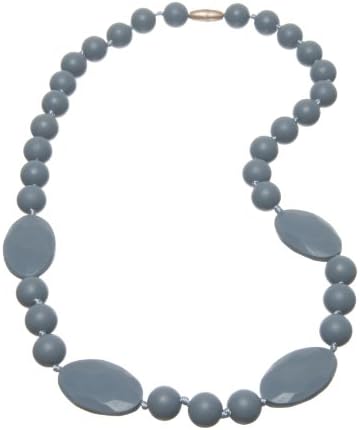 Jelly Strands Bleckley Baby Teething Necklace Smoke