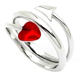 Rubie Rae Sterling Sliver Passionate Wrap Around Adjustable Ring