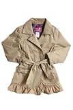 NWT Girls all weather belted trench jacket-khaki