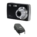 Ex-Pro Bundle HP SB360 Black Digital Camera (12.0 Megapixel, 3x Optical Zoom, 3.0" LCD, up to 3200 ISO, Smile Blink & Face Detection) with Ex-Pro Clam Case