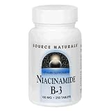 Source Naturals Niacinamide Vit B-3 100mg, 250 tablets (Pack of 3)