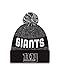 New Era NFL 2016 Black and White Sport Knit Beanie, One Size