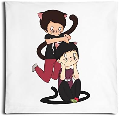 GUQY Dan And Phil Pillow Case Pillow Cover With Zipper One Size (One Side)