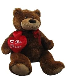 30" Plush Love Teddy Bear Holding Heart