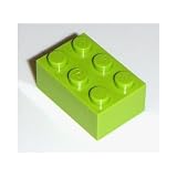Lego Building Accessories 2x3 Bright Green Brick, Bulk Pack 50 Pieces