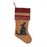 Singing Coyote Plush Stocking