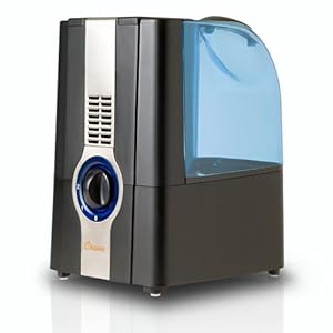 Crane Warm Mist Humidifer Black 1 Gallon