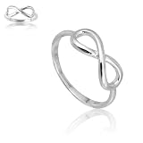 Sterling Silver Infinity Figure 8 Ring. *RING IS COMPLETELY SOLID* *MOTHERS DAY SPECIAL!!* . Available in sizes 4 - 4.5 - 5 - 5.5 - 6 - 6.5 - 7 - 7.5 - 8 - 8.5 - 9 - 9.5 - 10