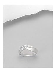 CZ Ring In 92.5 Sterling Silver