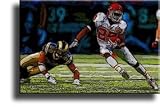 Completely Handpainted American Football Sport Painting, Custom Order FL3110, Oil on Canvas, with Option to Paint Jerry, Brett & Co. from Any Other Favorite Photograph or Picture, Unframed, Size 12" x 16" inch
