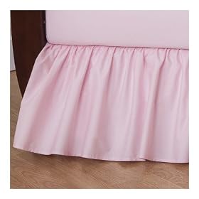 American Baby Company Percale Crib Dust Ruffle