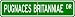 Pugnaces Britanniae STREET SIGN ~ High Quality Aluminum ~ Dog Lover