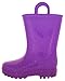 Capelli New York Toddler Girls Shiny Solid Opaque Casual Rainboot