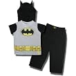 Batman Short-sleeve, long-leg Pajamas with detachable hooded cape for Boys Batman Short-sleeve, long-leg Pajamas with detachable hooded cape for Boys