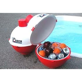 Byers' The Big Bobber Floating Cooler - Red/ White