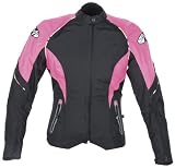 Joe Rocket Luna 2.0 Ladies Textile Motorcycle Jacket Pink/Black Small S
