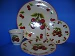 Deals for CHERRY 20pc Dinner Cherries Dishes