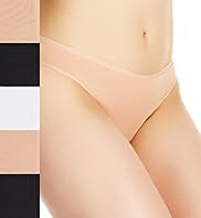 5 Pack No VPL Microfibre Thongs