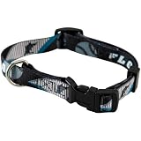 MLB Florida Marlins Black Adjustable Dog Collar (Large)