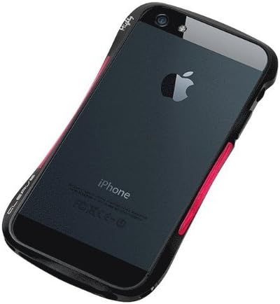 [SoftBank / au iPhone 5 only] CLEAVE ALUMINUM BUMPER Mighty for iPhone5 (Dark Knight Black / Pink) (japan import)