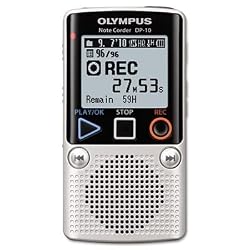 Olympus DP-10 Digital Voice Recorder 142640 (Silver)
