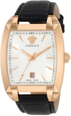 Versace Men's Tonneau Gold Plated Watch by Versace