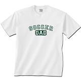 Soccer Dad (Banner) Short Sleeve Soccer T-Shirt (Design on Front)