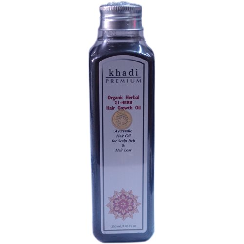 Khadi Premium - Organic Herbal 21 Herb Hair Growth Oil 250ml