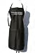 Black Embroidered Apron 